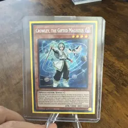 YuGiOh! Crowley, the Gifted Magistus (Secret Rare) BLMM-EN044 1st Ed NM - Image 2