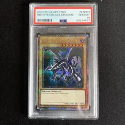 YuGiOh Red Eyes Black Dragon PSA10 25th Anniversary English Edition - Image 1