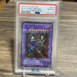 YuGiOh Black Demons Dragon PSA10 Rare 2nd Gen Vintage Japan 1 of 24 Worldwide - Image 1