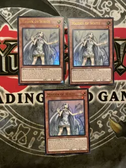 3x Yugioh Maiden Of White SDWD-EN041 - Image 1