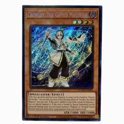 YuGiOh! Crowley, the Gifted Magistus (Secret Rare) BLMM-EN044 1st Ed NM - Image 1