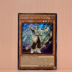YuGiOh! Crowley, the Gifted Magistus (Secret Rare) BLMM-EN044 1st Ed NM - Image 2