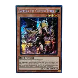 YuGiOh! Lacrima the Crimson Tears (Prismatic Secret) MP25-EN100 1st NM Mega Pack - Image 1
