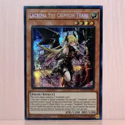 YuGiOh! Lacrima the Crimson Tears (Prismatic Secret) MP25-EN100 1st NM Mega Pack - Image 2