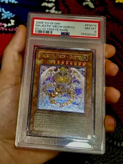 Yugioh Majestic Mech - Goryu EOJ-EN016 Ultimate Rare EURO PRINT PSA 8 - NM 💎 - Image 1