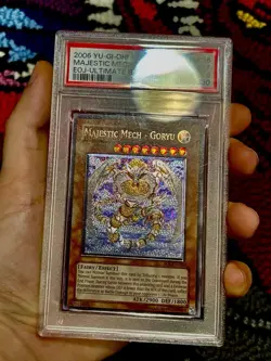 Yugioh Majestic Mech - Goryu EOJ-EN016 Ultimate Rare EURO PRINT PSA 8 - NM 💎 - Image 2