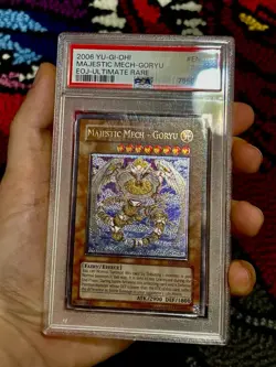 Yugioh Majestic Mech - Goryu EOJ-EN016 Ultimate Rare EURO PRINT PSA 8 - NM 💎 - Image 4