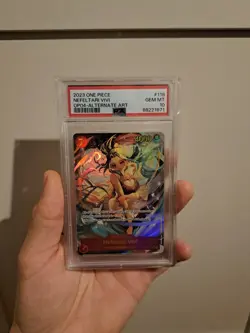 One Piece Nefeltari Vivi OP04-118 Alt Art Secret PSA 10 (ING) - Image 2