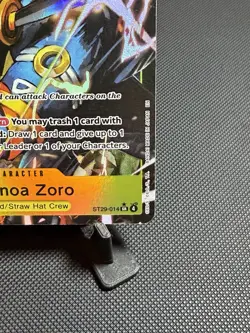 One Piece CCG Roronoa Zoro ST29-014 Foil SR. Near Mint. - Image 5