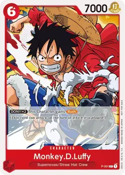 Monkey.D.Luffy (Super Pre-Release) [Participant] - Near Mint One Piece TCG - Image 1