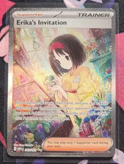 Erika’s Invitation 203/165 SAR Trainer S&V 151 English Pokemon Card - Near Mint - Image 1