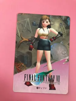 Final Fantasy 7 No.21 Tifa card Very Rare BANDAI japanese 1996 F/S b - Image 2