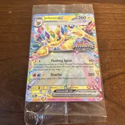 Jolteon ex Prismatic Evolutions Stamp Pokemon Double Rare Promo Card 030/131 PRE - Image 1
