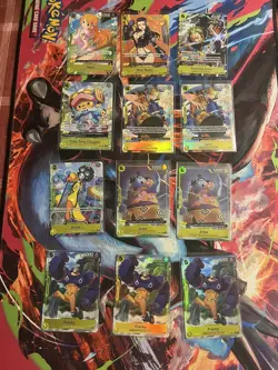 One Piece Egghead Alt Arts Card Lot Of 12 - Image 1