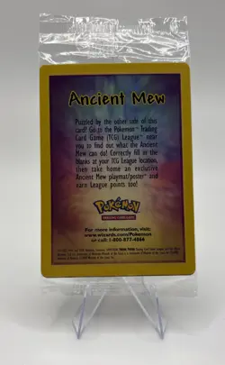 Pokemon TCG Ancient Mew Holo Card 2000 Movie Promo, Sealed Unopened (M) - Image 2