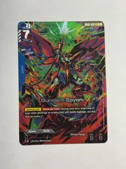 Gundam Epyon (LR+) GD02-002 - Gundam TCG Card Game - Dual Impact ALT ART FOIL - Image 1