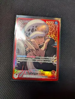 One Piece TCG OP14-001 Trafalgar Law Leader Alt Art AA Card Game CCG English - Image 1