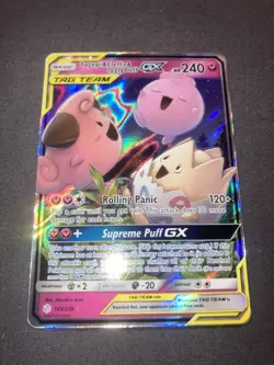 Pokemon TCG Togepi Cleffa Igglybuff GX Card 143/236 Cosmic Eclipse NM - Image 2
