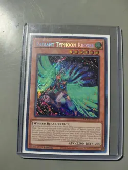 Yu-Gi-Oh TCG Radiant Typhoon Krosea 1st Edition Secret Rare Card DOOD-EN015 - Image 1