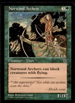 Norwood Archers LP Light Play Portal Second 2nd MTG [9017] - Image 1