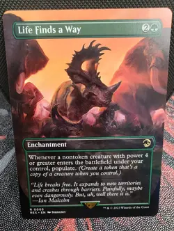 Life Finds a Way R Borderless Regular #5 | REX Jurassic World Collection | MTG - Image 1