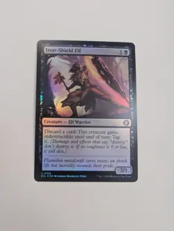 MTG - Iron-Shield Elf (Foil) - Lorwyn Eclipsed NM/M Condition - Image 1