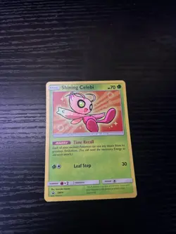 Pokemon TCG Shining Celebi SM79 SM Black Star Promo - Image 1