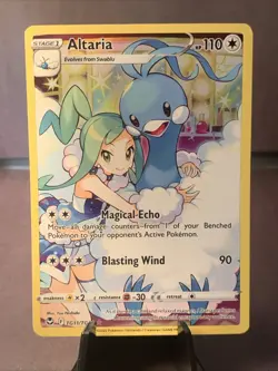 Pokemon TCG Altaria TG11/TG30 Swsh12 Silver Tempest Trainer Gallery Full Art LP - Image 1