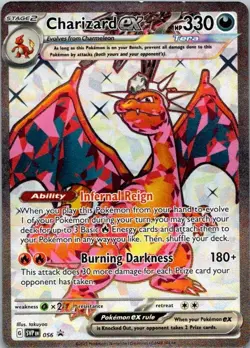 Pokemon TCG Charizard ex SVP056 SV Black Star Promo NM (SKU 1-1) - Image 1