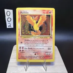 Pokemon TCG Moltres 12/62 Holo Unlimited Rare Fossil Set 🔥 🔥🔥 - Image 1