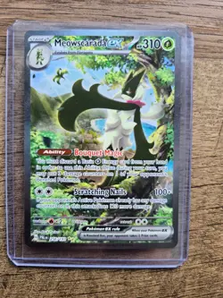 Pokemon TCG Meowscarada EX 256/193 Paldea Evolved Special Illustration Rare Holo - Image 1
