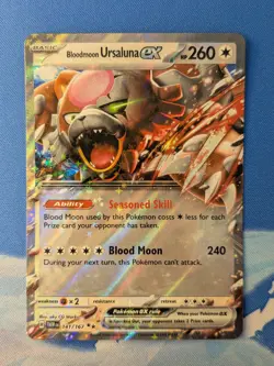 Bloodmoon Ursaluna EX 141/167 - Double Rare Twilight Masquerade - Pokemon TCG NM - Image 1