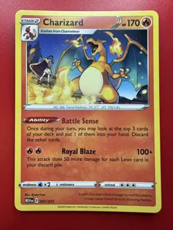Charizard 2025 U.S. McDonald’s Happy Meal Pokemon Promo M24 en D 001/015 New! - Image 1