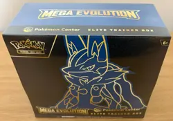 Pokemon TCG:Pokemon Center Mega Evolution Lucario Elite Trainer Box ETB - SEALED - Image 1