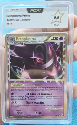 Carte Pokemon Ectoplasma Prime 94/102 HGSS Triomphe FR PCA 9,5 - Image 4