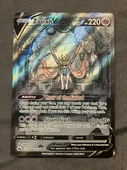 Pokemon TCG Zacian v Crown Zenith: Galarian Gallery GG48 NM - Image 1