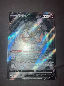 Pokemon TCG Zacian v Crown Zenith: Galarian Gallery GG48 NM - Image 2
