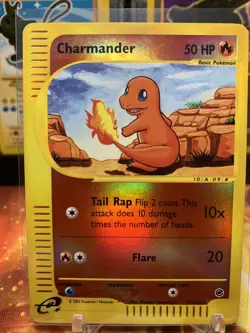 Pokemon TCG Charmander Expedition 2002 Reverse Holo 97/165 E Series WOTC LP - Image 1