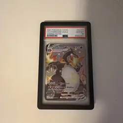 2021 Pokemon SWSH FA/ Charizard VMAX Shining Fates #SV107 GEM MT PSA 10 - Image 1