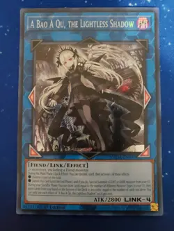Yugioh A Bao A Qu, the Lightless Shadow - SUDA-EN049 - Secret Rare - 1st Edition - Image 1