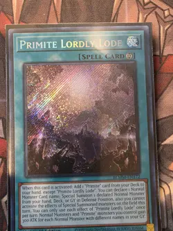Yu-Gi-Oh! TCG Primite Lordly Lode BLMM-EN172 NM Secret Rare - Image 1