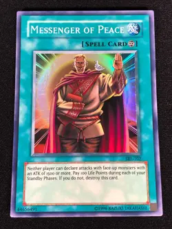 Yugioh Messenger of Peace SRL-102 Super (NM) - Image 1