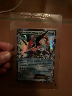 Pokemon TCG Ash-Greninja EX Black Star Promo Holo Card XY133 - Image 1