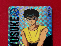 Yu Yu Hakusho Trading card No.130 Yusuke Urameshi Prism BANDAI Japan 1994 - Image 3