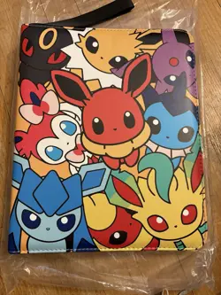 Full Zip Pokemon Cards Binder Holder Fits 900 Cards w/ 50 Removable Sleeves - Image 1