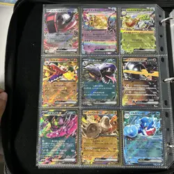 Huge Binder Collection Lot of 170+ Pokemon Cards Mixed Holo Full Art LP/NM Gift - Image 4
