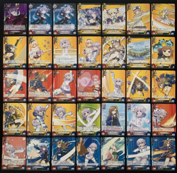Neptunia PURPLE HEART COMPA IF Lot of 35 Set Unlimited vs Card Game Anime TCG - Image 1