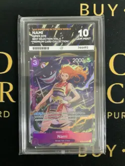 One Piece OP09-070 Nami Gengar Premium Card Col Vol 4 ACE 10 Perfect Subs POP 1 - Image 3