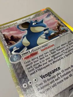 NIDOQUEEN [Delta Species] 7/101 EX Dragon Frontiers REVERSE HOLO Pokemon card NM - Image 3