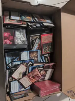 Magic The Gathering Collection Lot, Sleeves Dice And Cards - Image 2